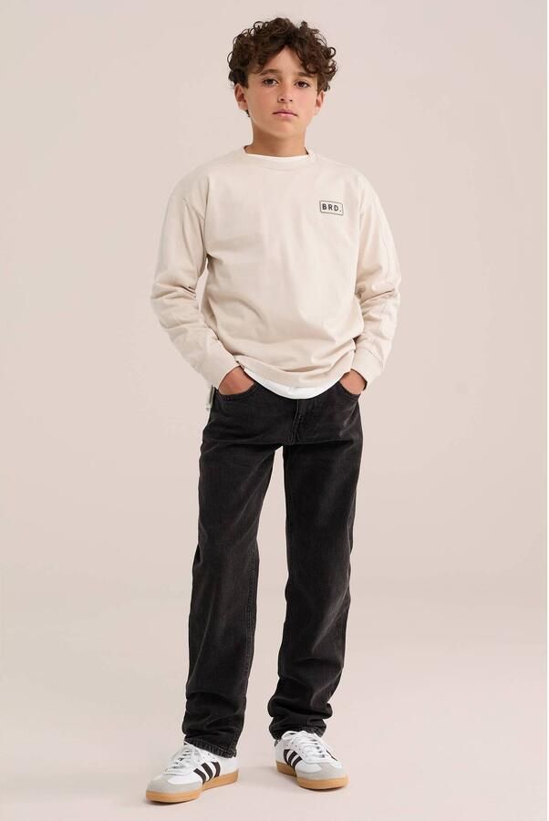 WE Fashion Blue Ridge regular fit jeans zwart - Foto 2