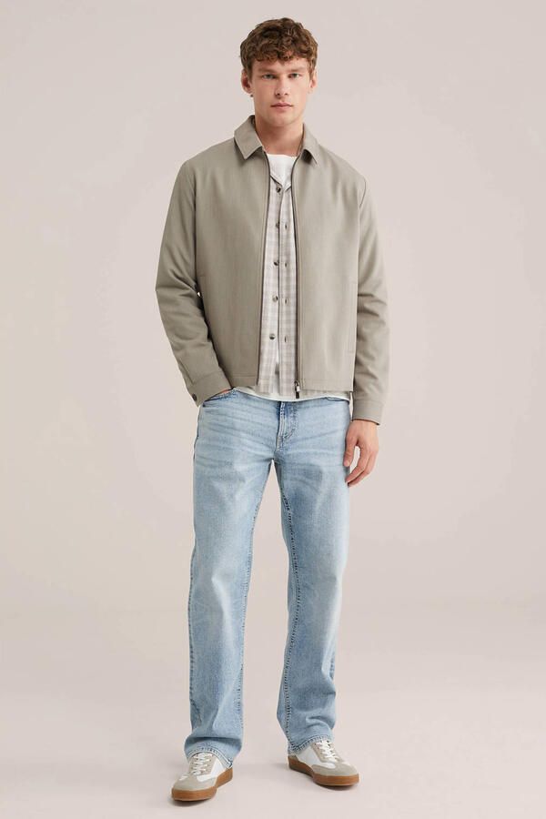WE Fashion Blue Ridge regular geruit casual overhemd grijs - Foto 2
