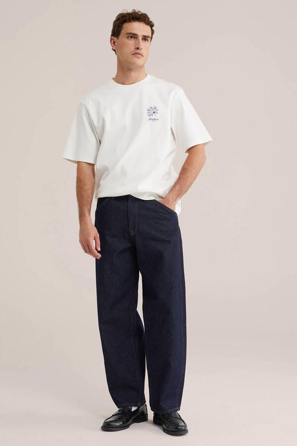 WE Fashion Blue Ridge regular T-shirt met backprint wit - Foto 2