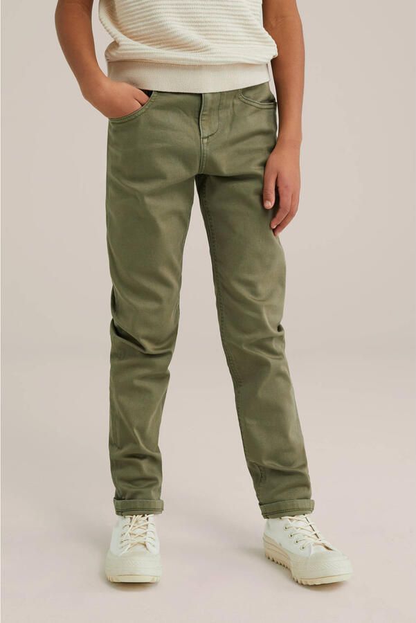 WE Fashion Blue Ridge regular waist regular fit jeans kaki - Foto 2