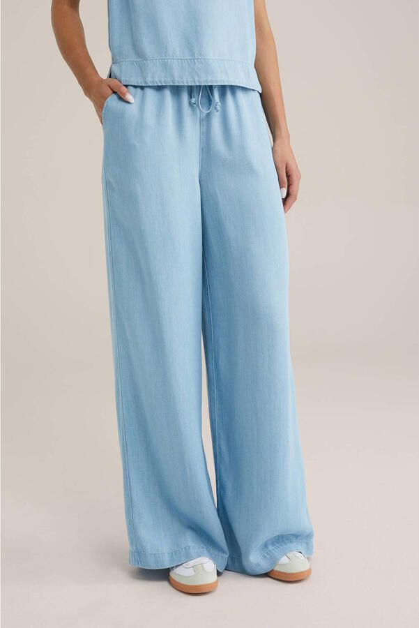 WE Fashion Blue Ridge regular waist broek light blue denim - Foto 2