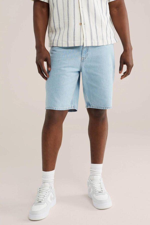 WE Fashion Blue Ridge relaxed denim short blauw - Foto 2