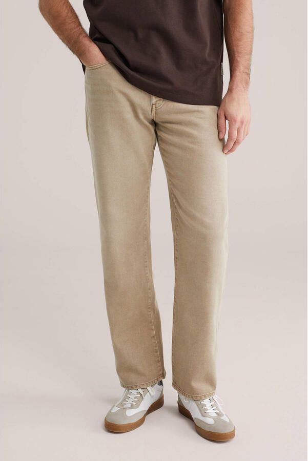 WE Fashion Blue Ridge relaxed jeans beige