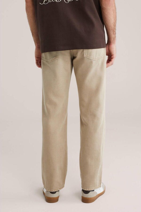 WE Fashion Blue Ridge relaxed jeans beige - Foto 3