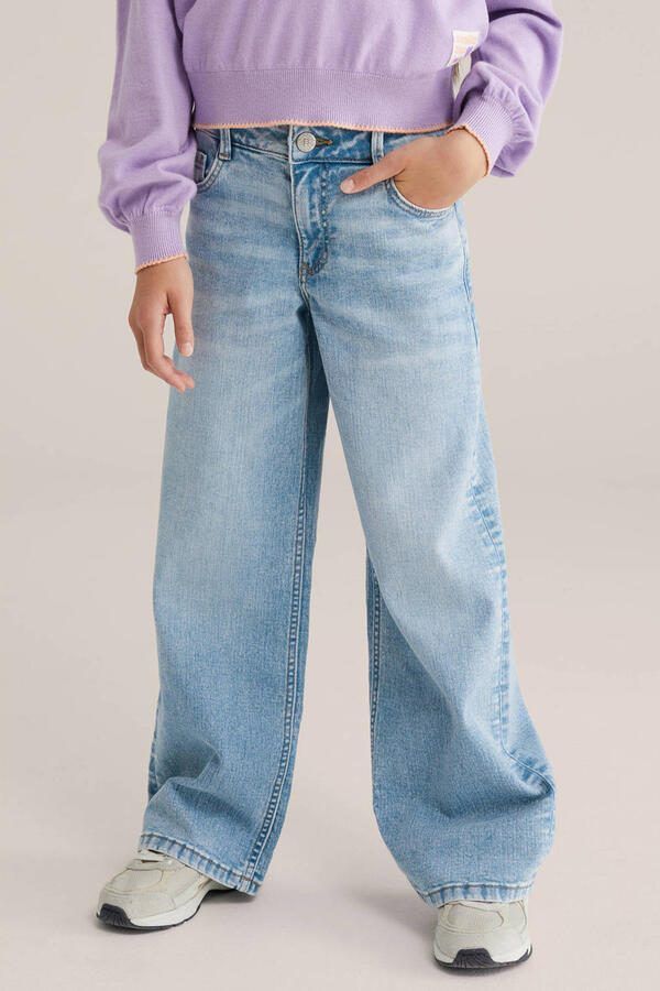 WE Fashion Blue Ridge relaxed straight leg jeans light blue denim - Foto 2