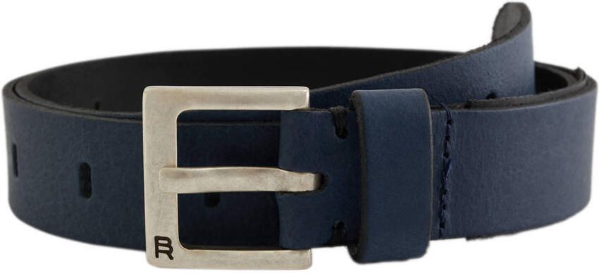 WE Fashion Blue Ridge riem marineblauw blauw