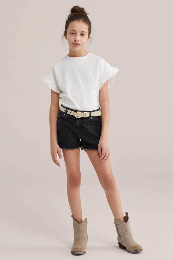WE Fashion Blue Ridge slim denim short black denim - Foto 2