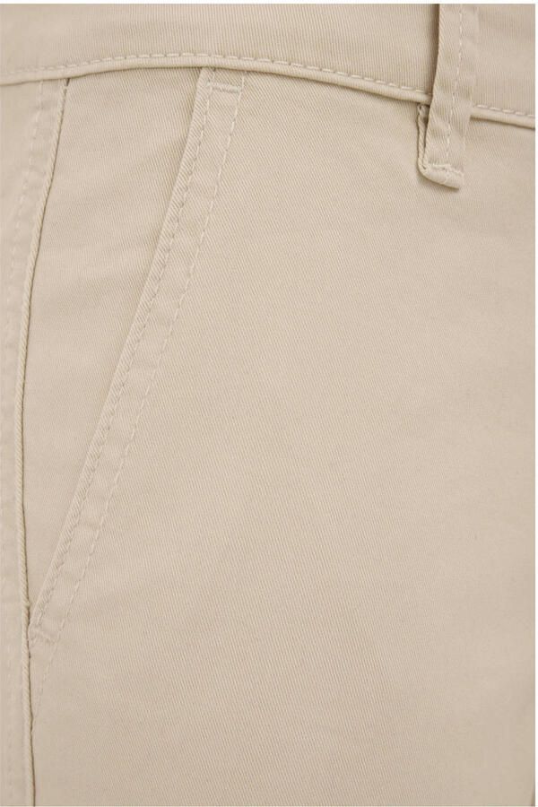WE Fashion slim fit cargobroek beige Jongens Stretchkatoen Effen 104 - Foto 2