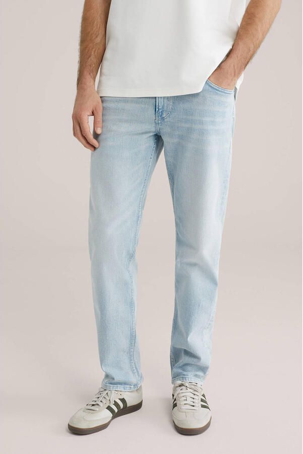 WE Fashion Blue Ridge slim fit jeans blauw