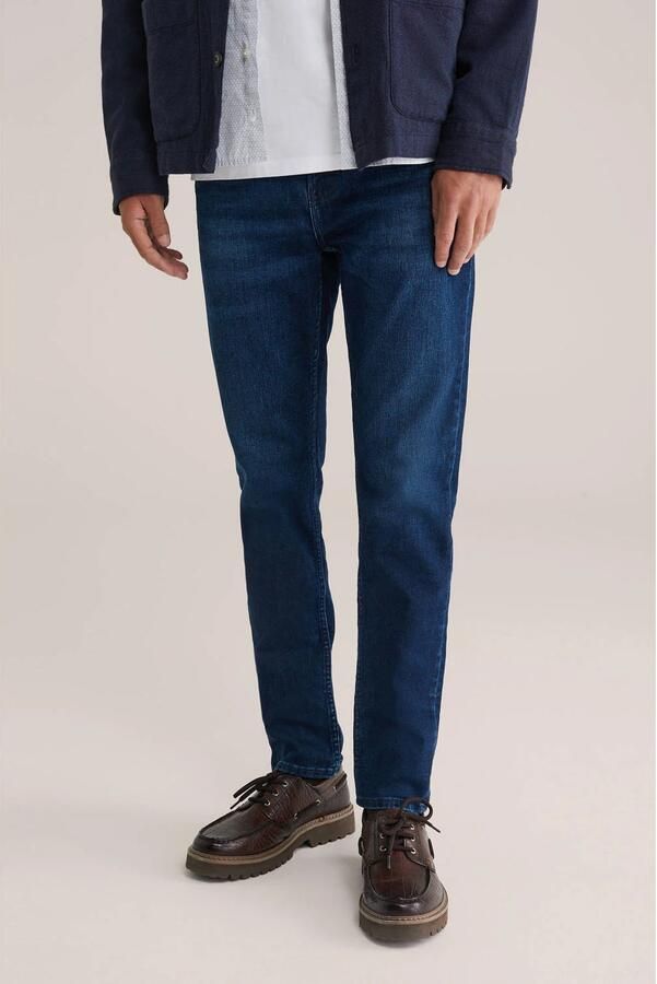 WE Fashion Blue Ridge slim fit jeans dark denim