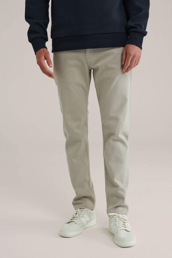 WE Fashion Blue Ridge slim fit jeans greyish