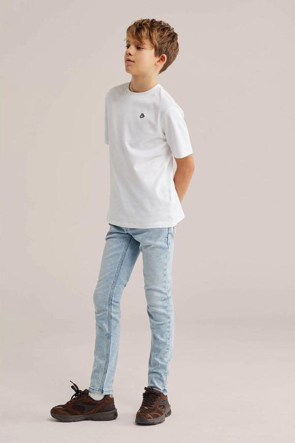 WE Fashion Blue Ridge slim fit jeans light blue denim - Foto 3