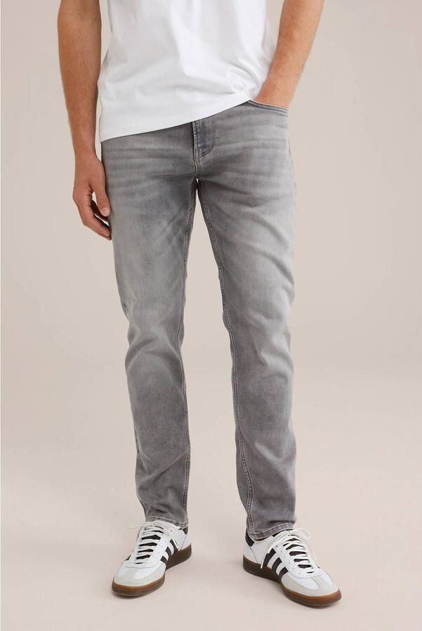 WE Fashion Blue Ridge slim fit jeans light grey denim - Foto 3