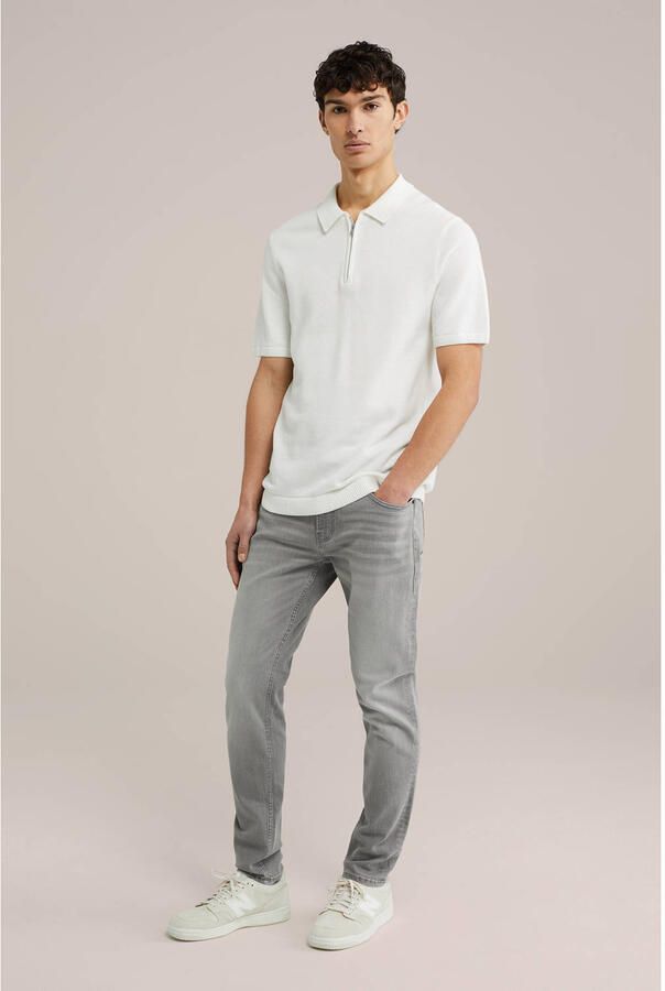 WE Fashion Blue Ridge slim fit jeans light grey denim - Foto 2