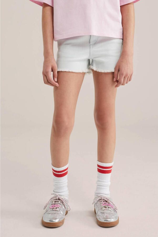 WE Fashion Blue Ridge slim short light blue denim - Foto 3