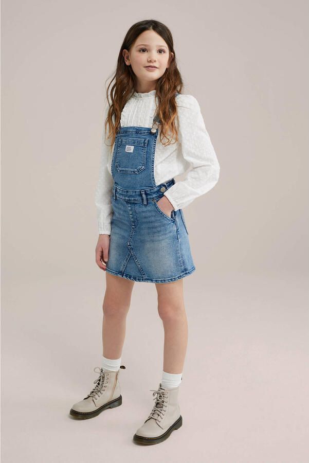WE Fashion Blue Ridge spijkerjurk medium blue denim - Foto 3