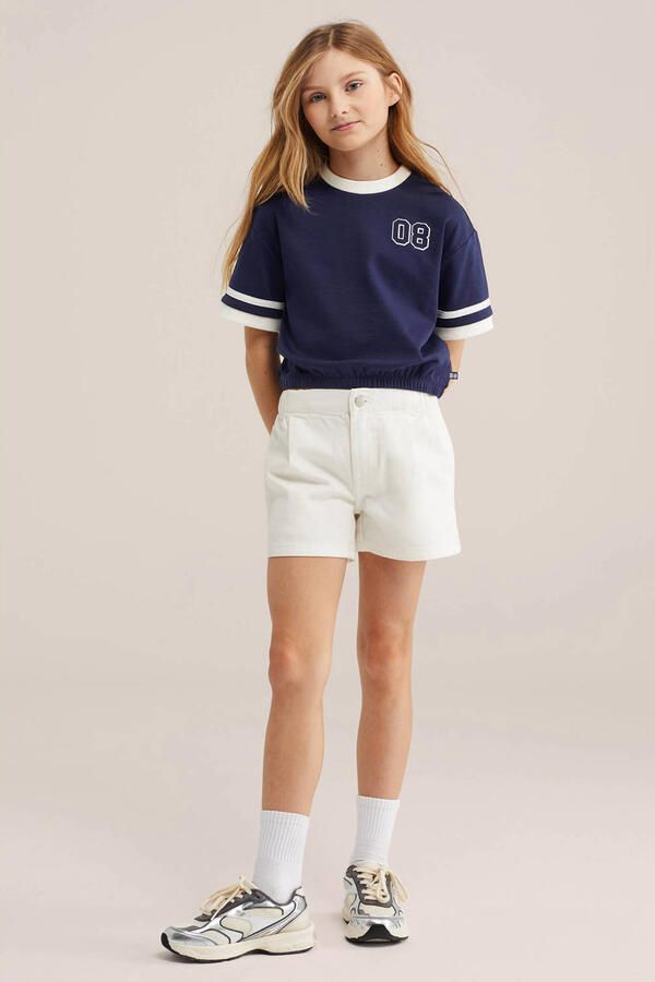 WE Fashion Blue Ridge straight casual short wit - Foto 3