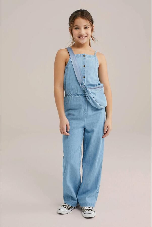 WE Fashion Blue Ridge straight jumpsuit light blue denim - Foto 2