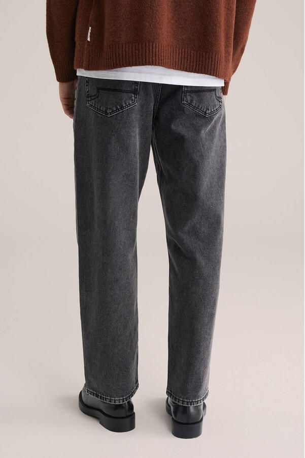 WE Fashion Blue Ridge straight leg jeans donkergrijs - Foto 3
