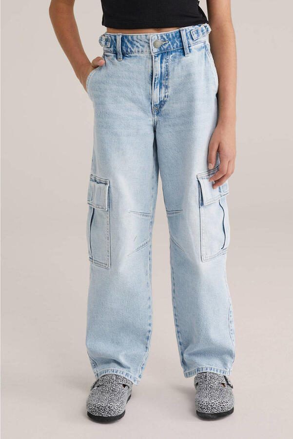 WE Fashion Blue Ridge straight leg jeans light blue denim