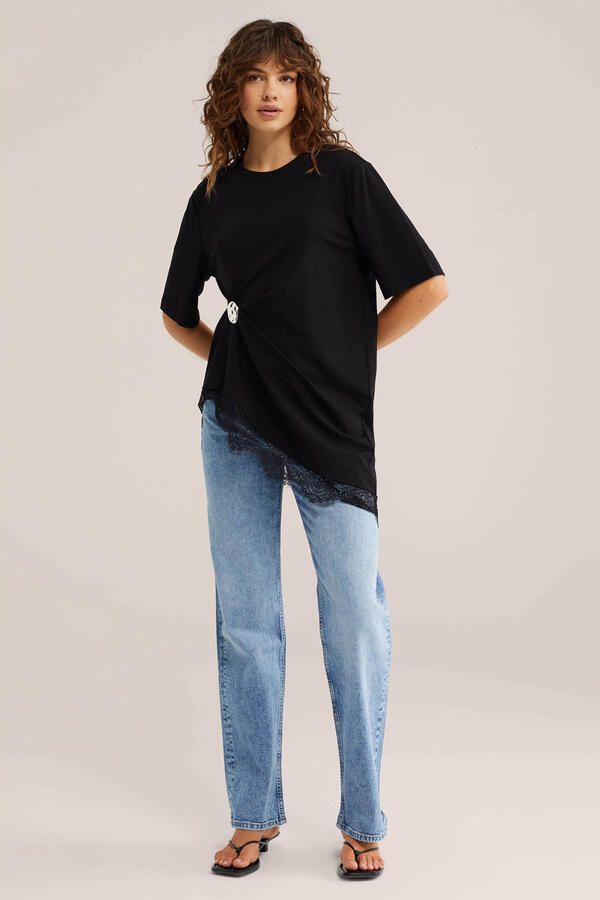 WE Fashion Blue Ridge straight leg jeans light blue denim - Foto 2