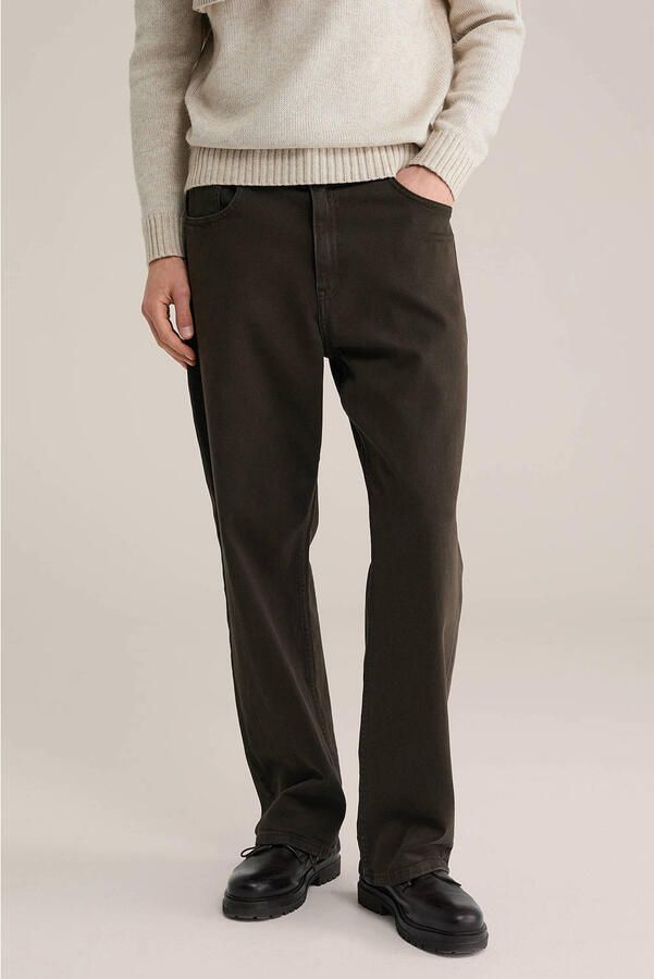 WE Fashion Blue Ridge straight leg loose fit jeans dark roast - Foto 2