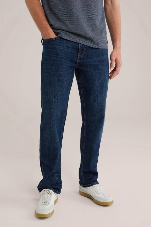 WE Fashion Blue Ridge straight leg regular fit jeans dark denim