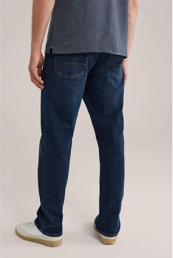 WE Fashion Blue Ridge straight leg regular fit jeans dark denim - Foto 3