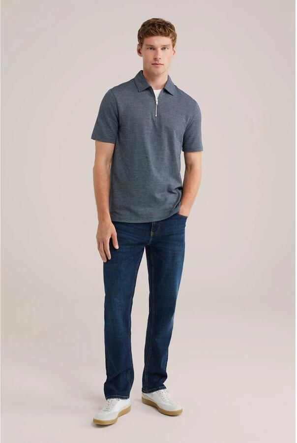 WE Fashion Blue Ridge straight leg regular fit jeans dark denim - Foto 2