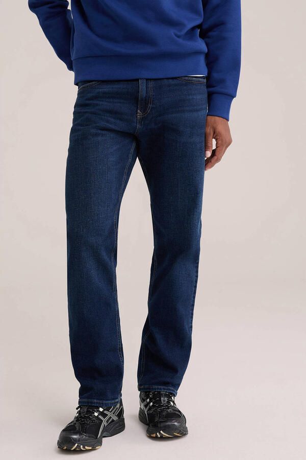 WE Fashion Blue Ridge straight leg regular fit jeans dark denim - Foto 2