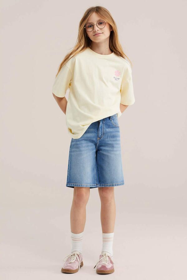 WE Fashion Blue Ridge straight short medium blue denim - Foto 3