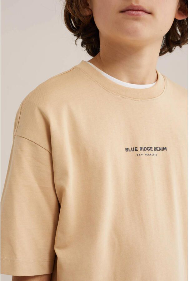 WE Fashion Blue Ridge T-shirt beige - Foto 2