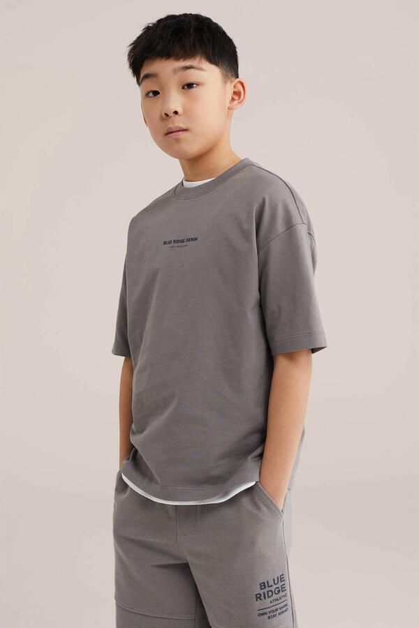 WE Fashion Blue Ridge T-shirt grijs - Foto 3