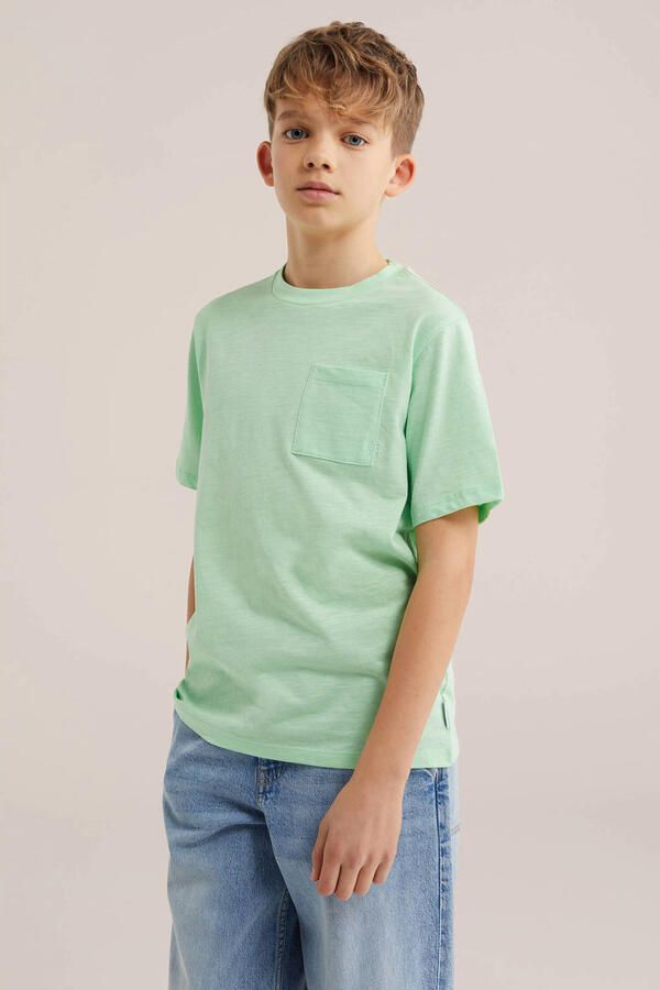 WE Fashion Blue Ridge T-shirt lichtgroen