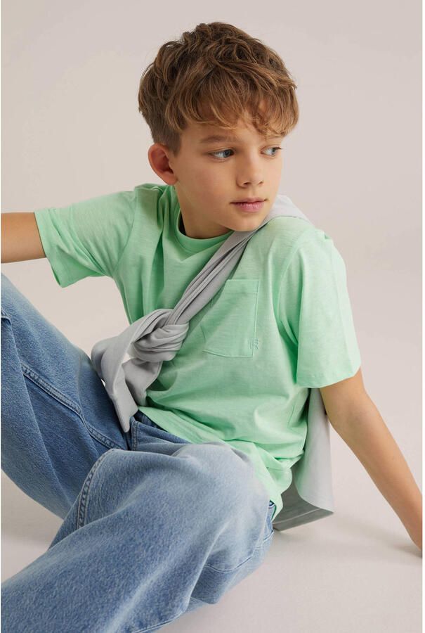 WE Fashion Blue Ridge T-shirt lichtgroen - Foto 3