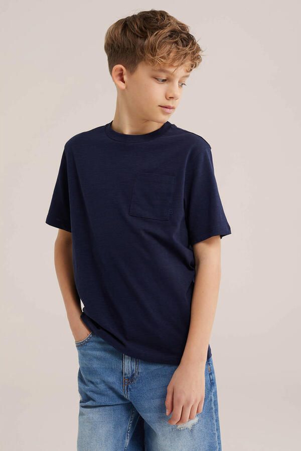 WE Fashion Blue Ridge T-shirt marineblauw