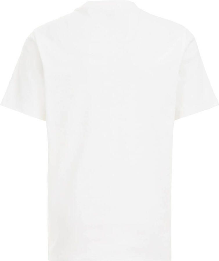 WE Fashion T-shirt wit Jongens Katoen Ronde hals Effen 122 128 - Foto 2