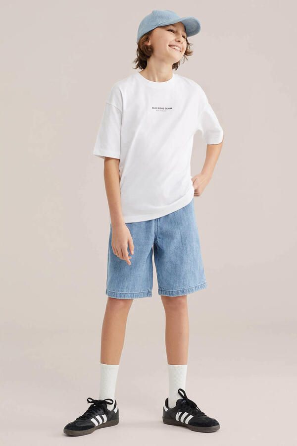 WE Fashion Blue Ridge T-shirt wit - Foto 3