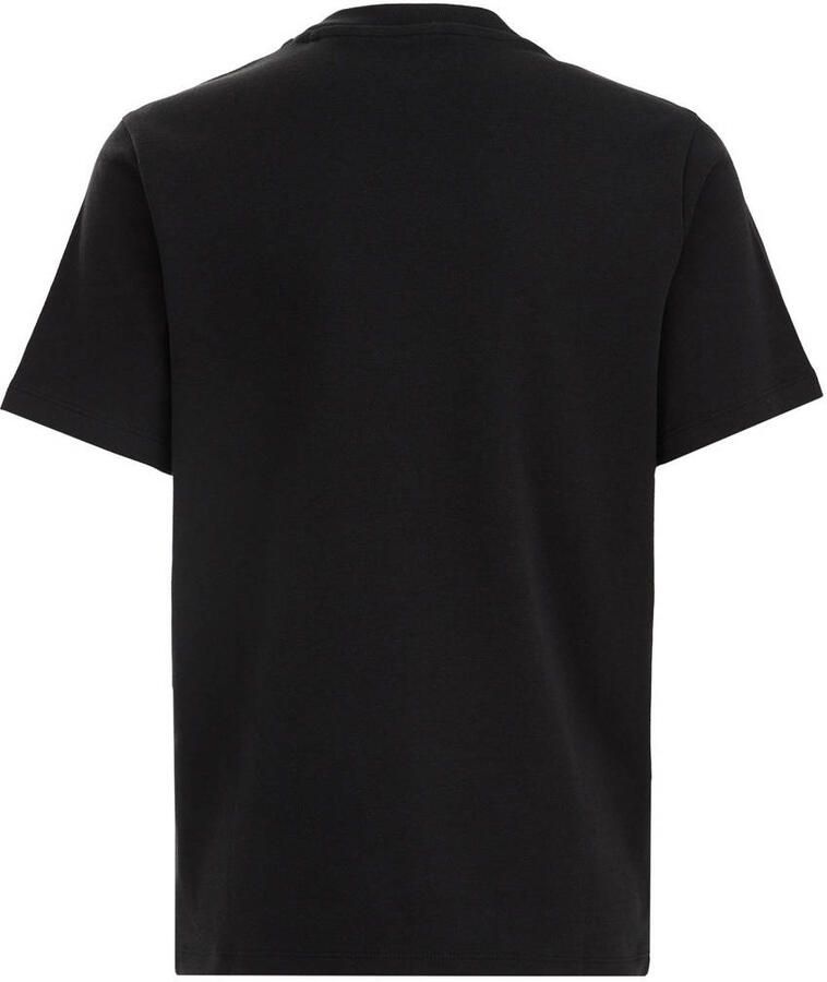 WE Fashion T-shirt zwart Jongens Katoen Ronde hals Effen 170 176 - Foto 2