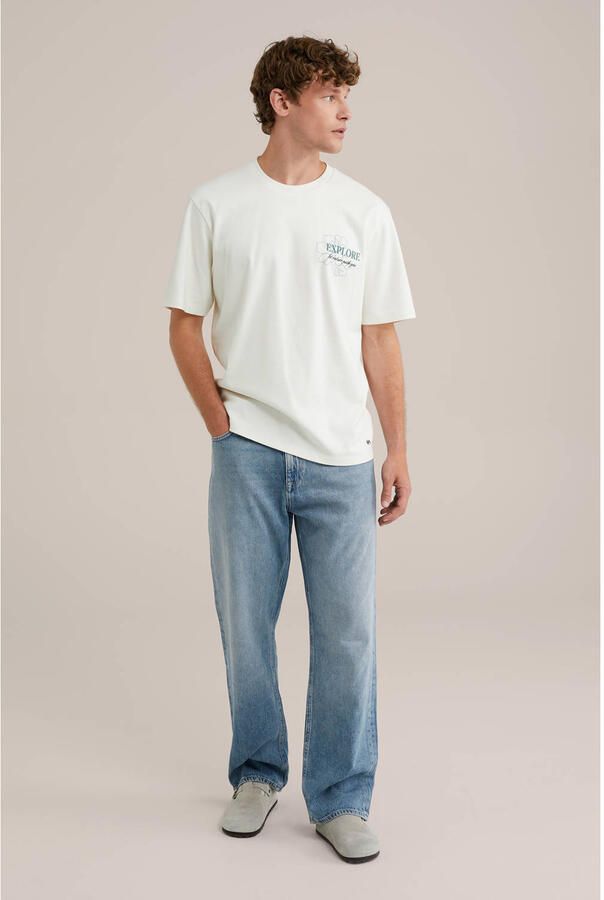 WE Fashion Blue Ridge loose fit jeans mid blue - Foto 2