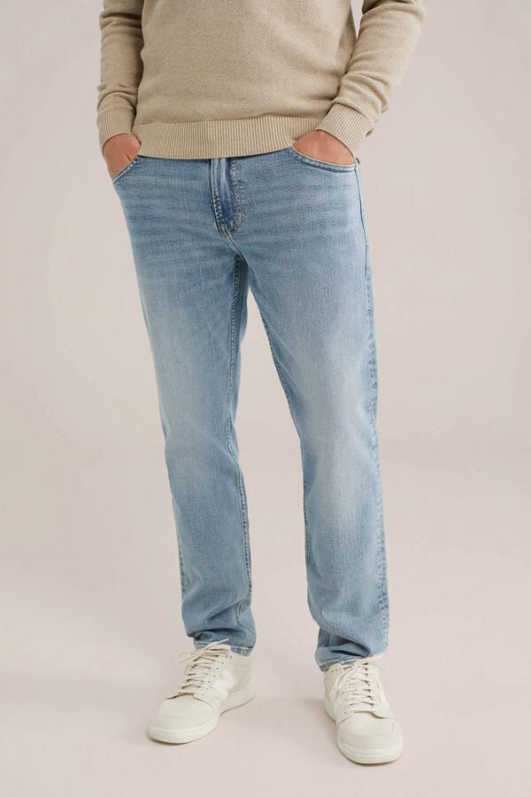 WE Fashion Blue Ridge Tall slim fit jeans blauw