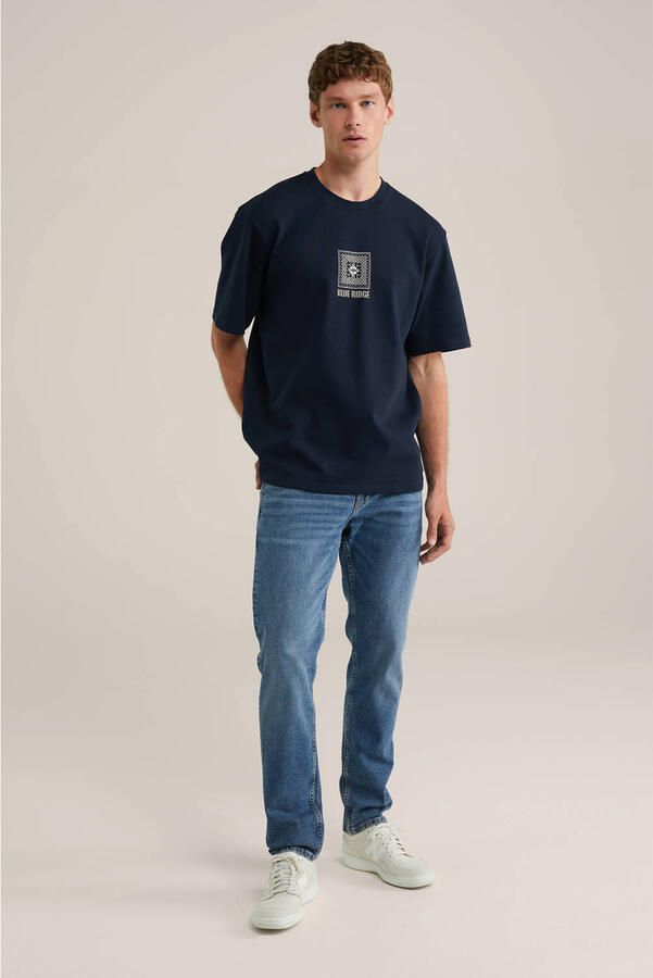 WE Fashion Blue Ridge Tall slim fit jeans mid blue - Foto 3