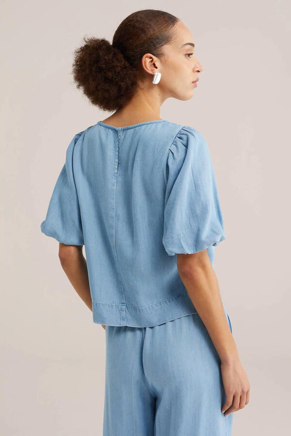 WE Fashion Blue Ridge top light blue denim - Foto 3