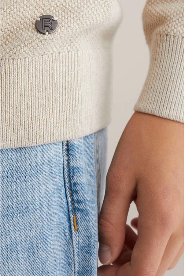 WE Fashion Blue Ridge vest beige fijn gebreid - Foto 2