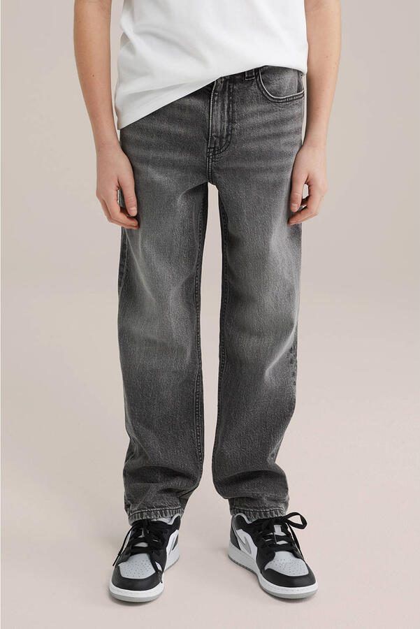 WE Fashion Blue Ridge loose fit jeans grey denim
