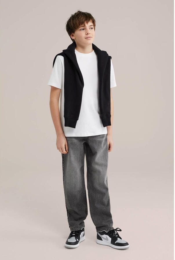 WE Fashion Blue Ridge loose fit jeans grey denim - Foto 2