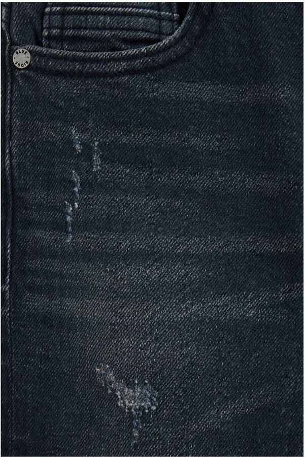 WE Fashion Blue Ridge waist slim fit jeans dark blue denim - Foto 3