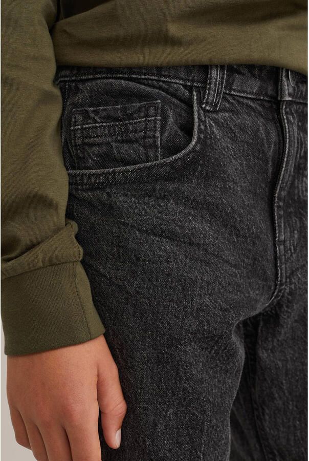 WE Fashion Blue Ridge waist straight leg jeans black denim - Foto 2