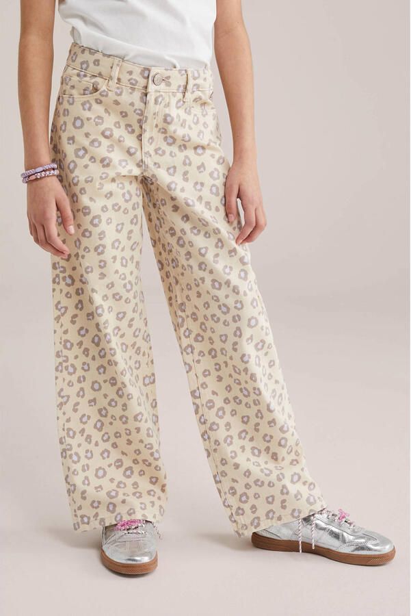 WE Fashion Blue Ridge wide leg jeans beige