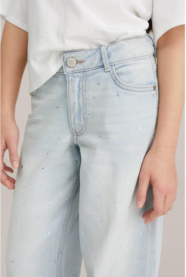 WE Fashion Blue Ridge wide leg jeans light blue denim - Foto 2